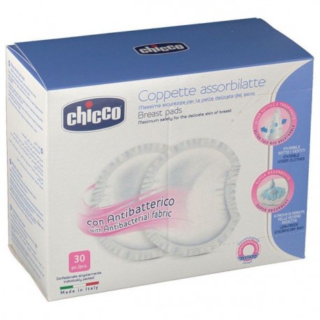 CHICCO COPPETTA ASSORBILATTE 30 pz CHICCO COPPETTA ASSORBILATTE 30 pz